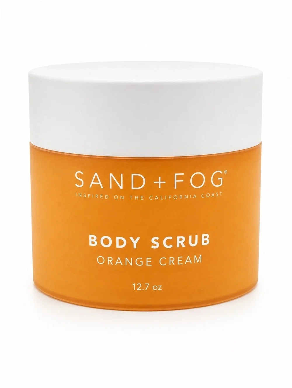 Sand + Fog Orange Cream Body Scrub 12.7 oz New